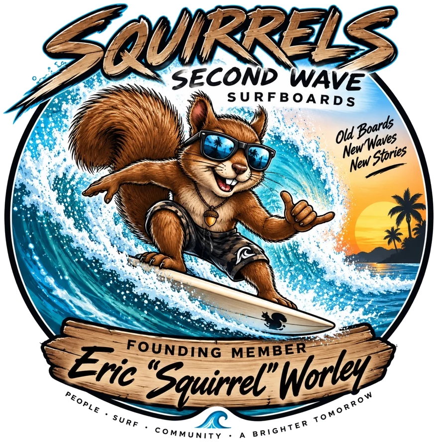 Eric Squirrel Worley founding member emblem